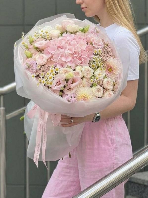 Авторский букет «Зефирная нежность»